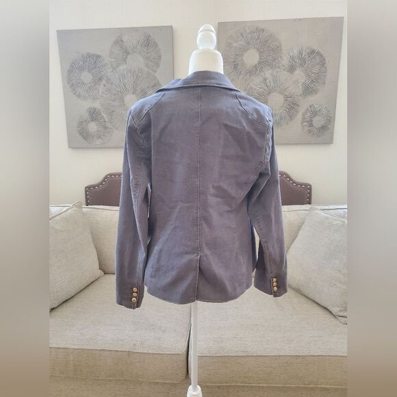 ✨ IMAN ✨Stretch Denim Blazer in Washed Gray - [Size Small] - Picture 6 of 11